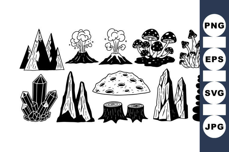 Rocks Clipart Image 4