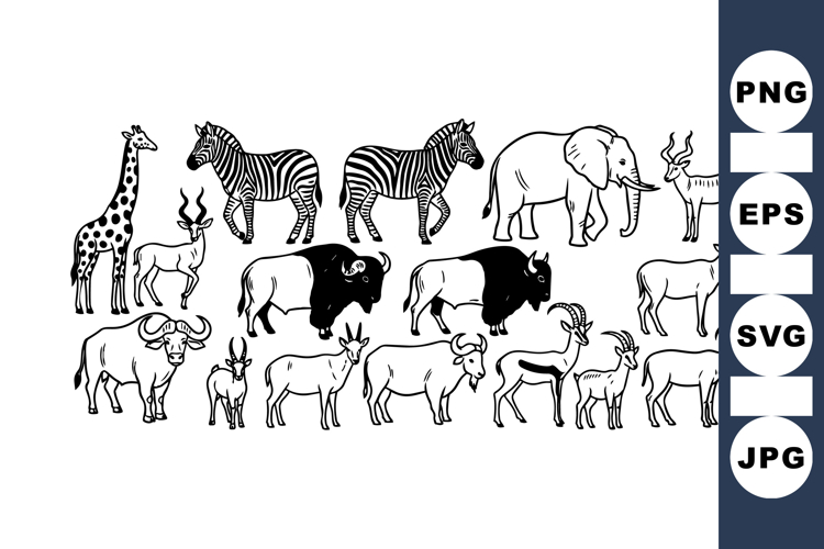 Safari Animals Clipart