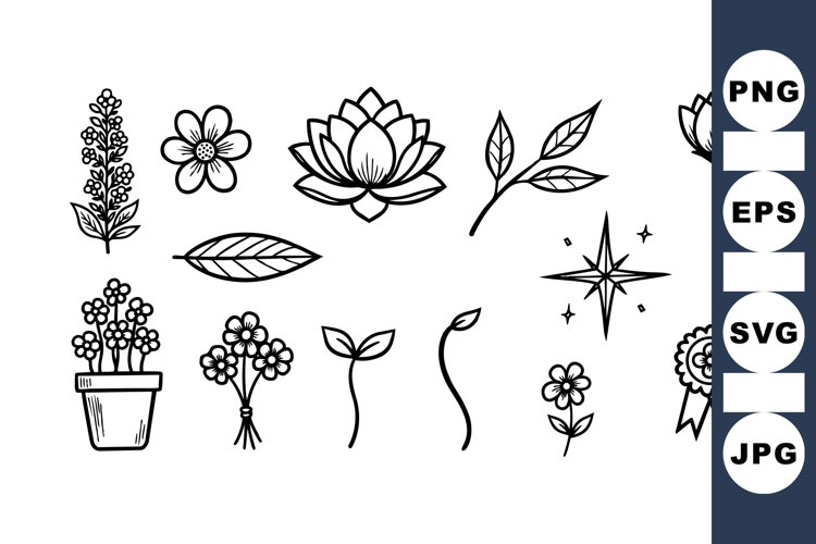 Flower Garden Clipart Image 13