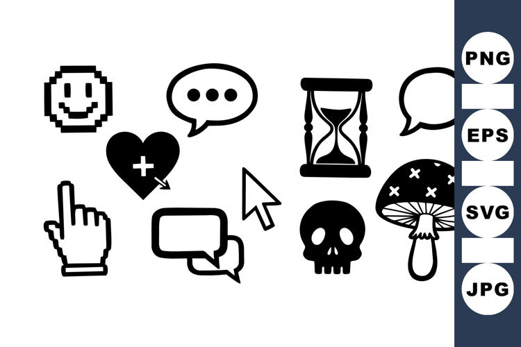 Gothic Halloween Icon for Dark Themed Design