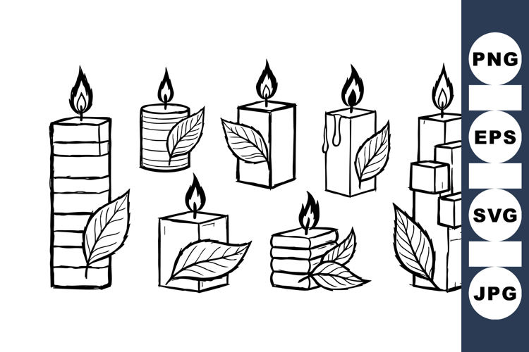 Candle Illustration Image 17