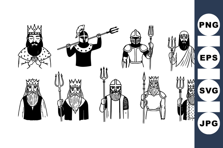 King and Prince Crown Clipart Image 2