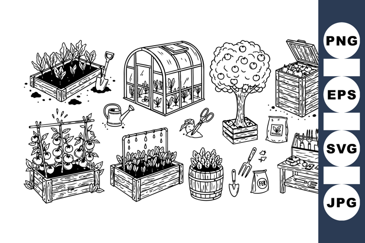 Watering Plants Clipart Image 16