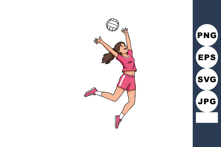 Volleyball Clipart Image 8