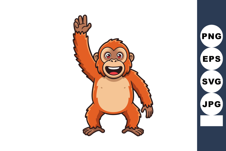 Monkey Illustration Image 23