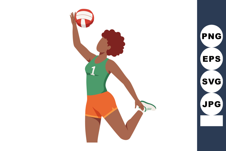 Volleyball Clipart Image 7