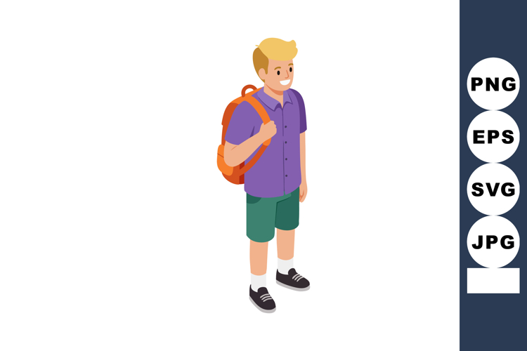 Backpack Clipart Image 6