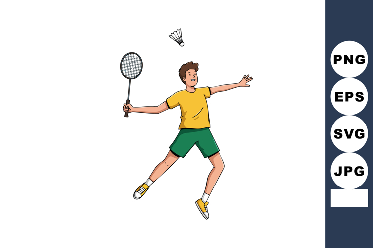 Badminton Clipart Image 5