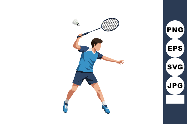 Badminton Clipart Image 3
