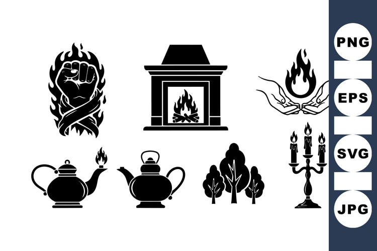 Flame Clipart Image 23