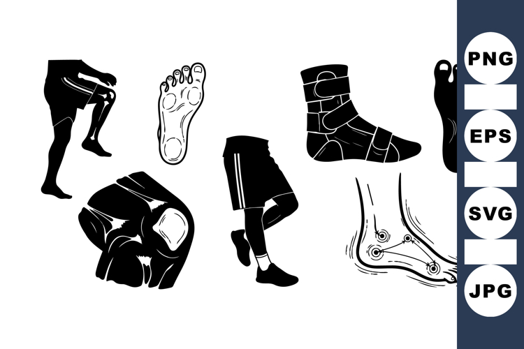 Foot Silhouette Image 9