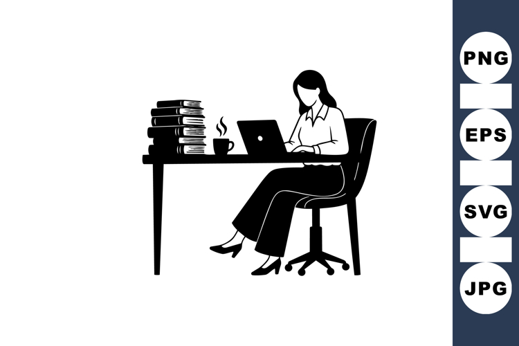 Black And White Clipart Image 8