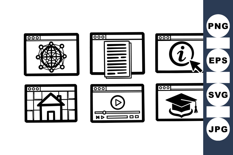 Hand Drawn Web Icons for Digital Design
