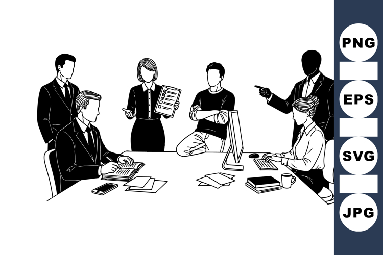 Office Illustration Image 14