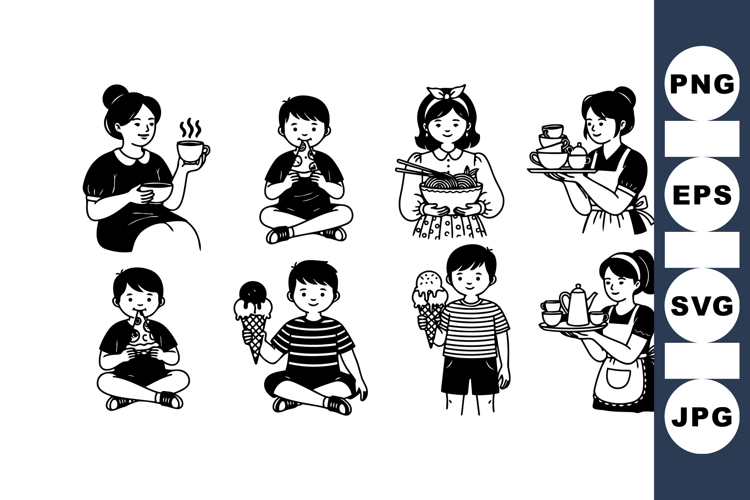 Black And White Clipart Image 8