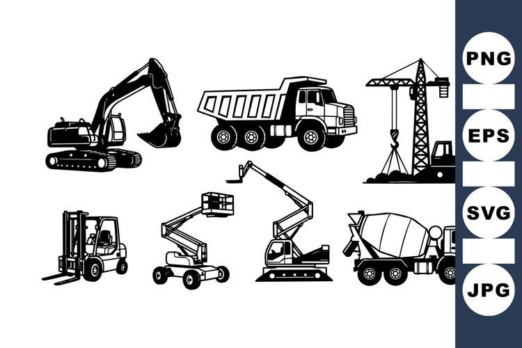 Excavator Clipart Image 24