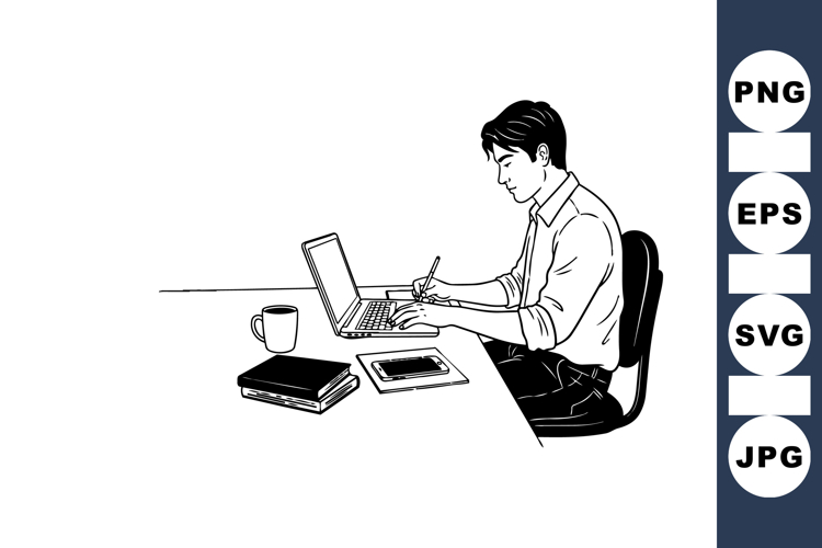 Office Illustration Image 14