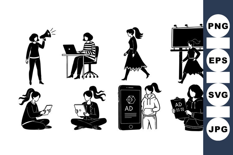 Hand Drawn Marketing Illustration For Ads