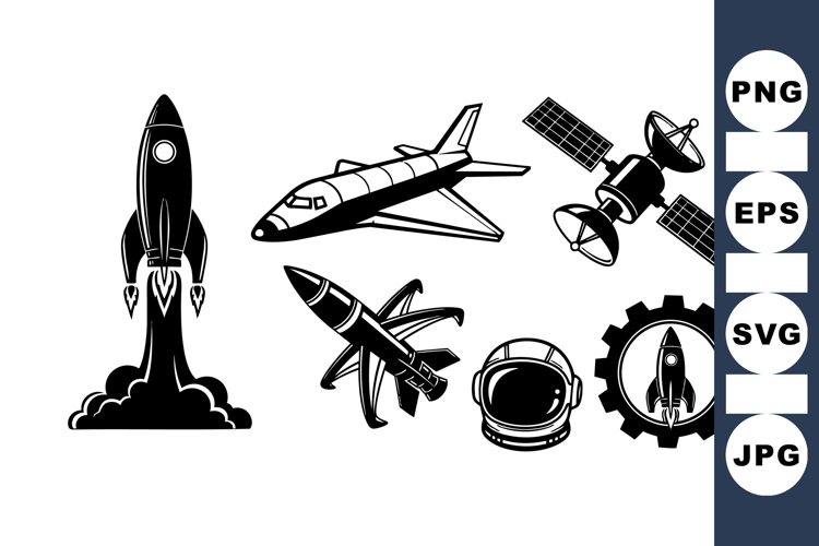 Space Exploration Icon For Science Projects