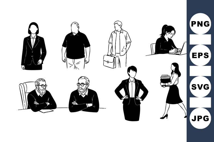 Black And White Clipart Image 6