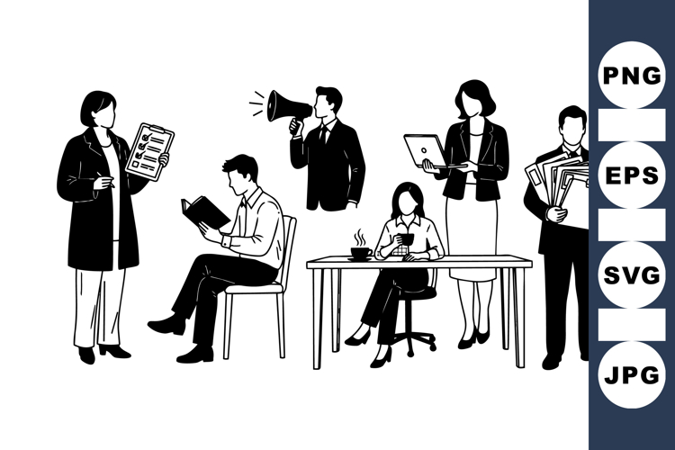 Office Illustration Image 9