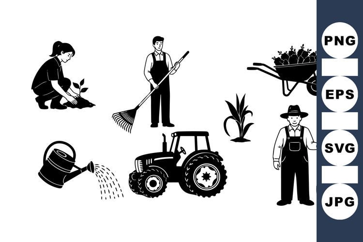 Farm And Garden SVG Icon For Crafts