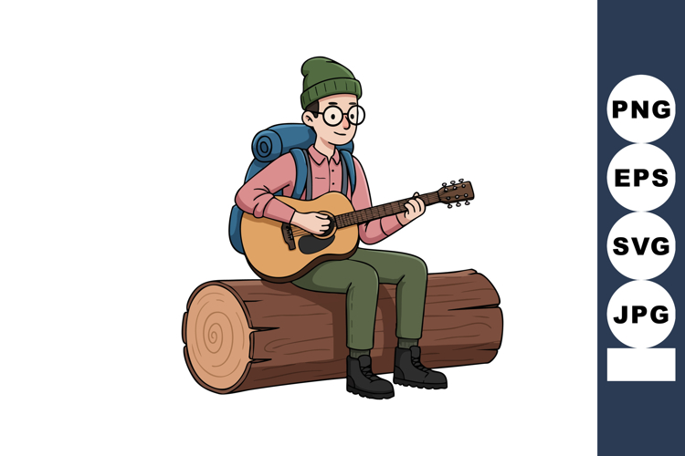 Acoustic Guitar Clipart Image 11