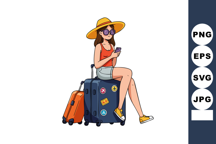 Traveler Clipart Image 6