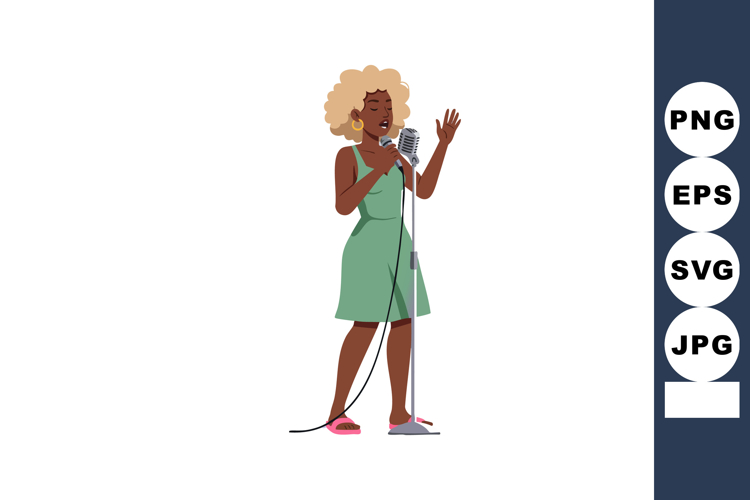 Singer Clipart