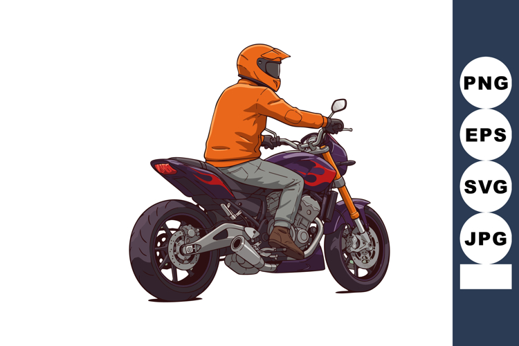 Motorcycle Clipart Image 23