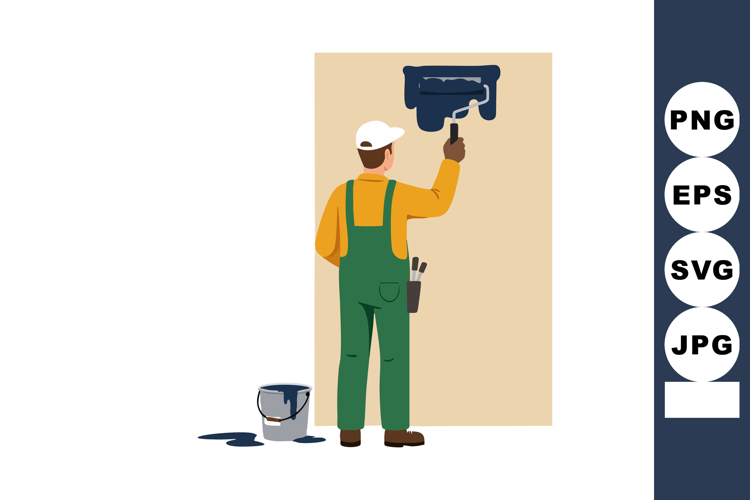 Painter Clipart Image 4