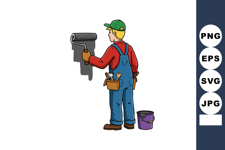 Painter Clipart Image 6