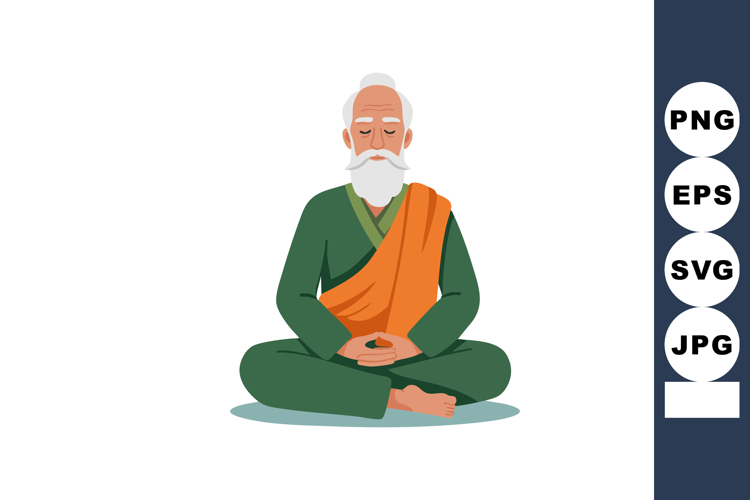 Meditation Clipart Image 7