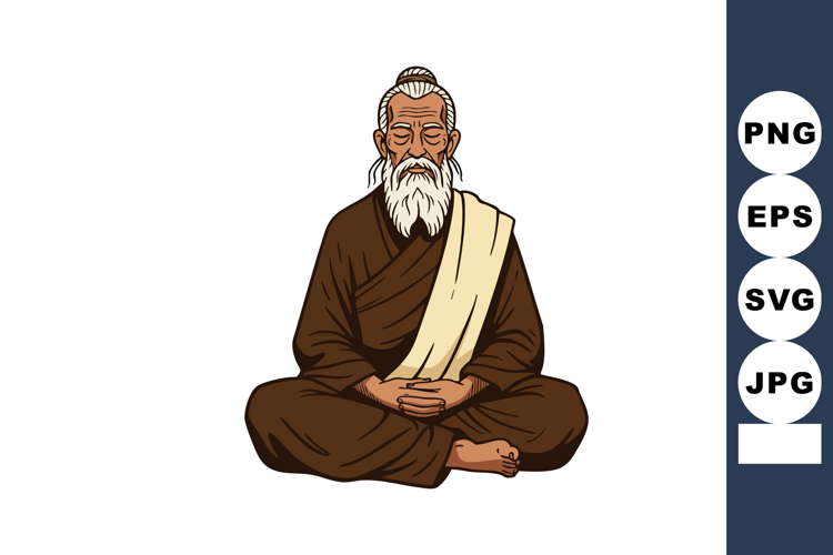 Meditation Clipart Image 9