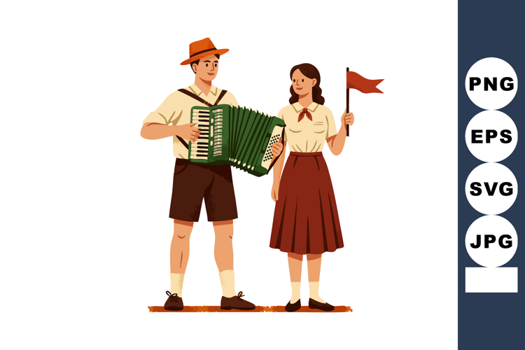 Accordion Clipart Image 4