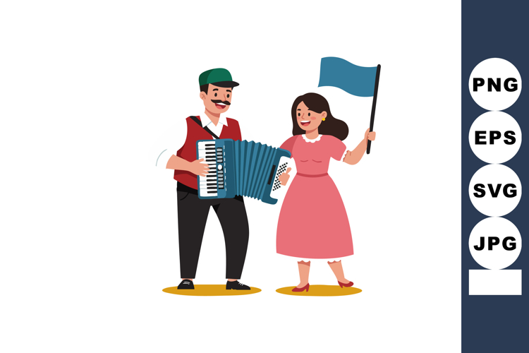 Accordion Clipart Image 3