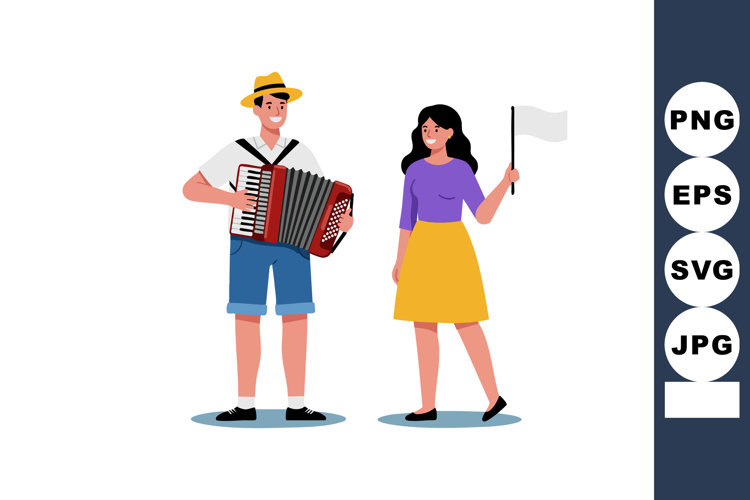 Accordion Clipart Image 2