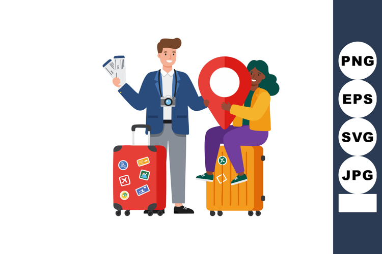 Luggage Clipart Image 15