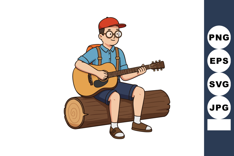Acoustic Guitar Clipart Image 12