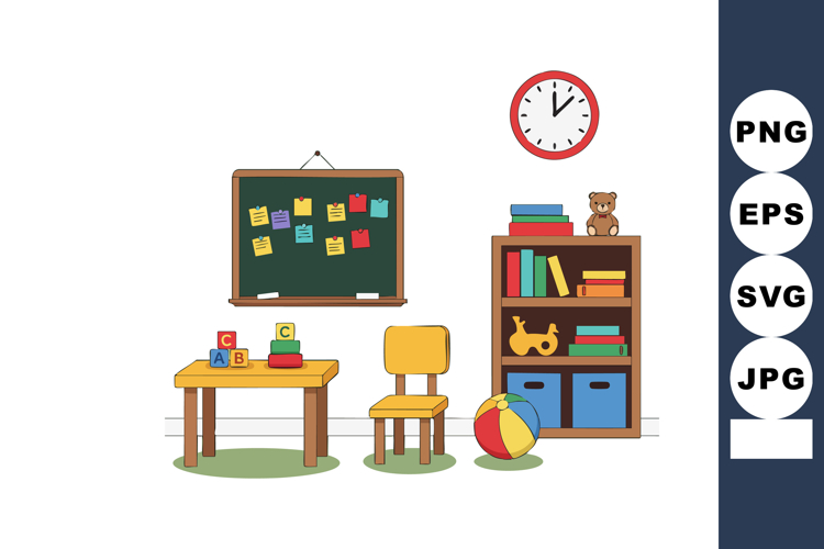 Classroom Clipart Image 9