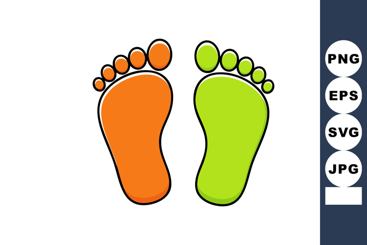 Footprints Clipart Image 2