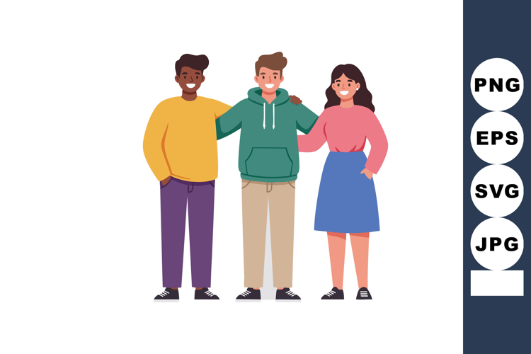 Friends Clipart Image 8