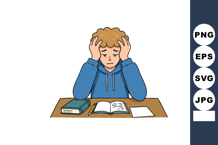 Studying Clipart