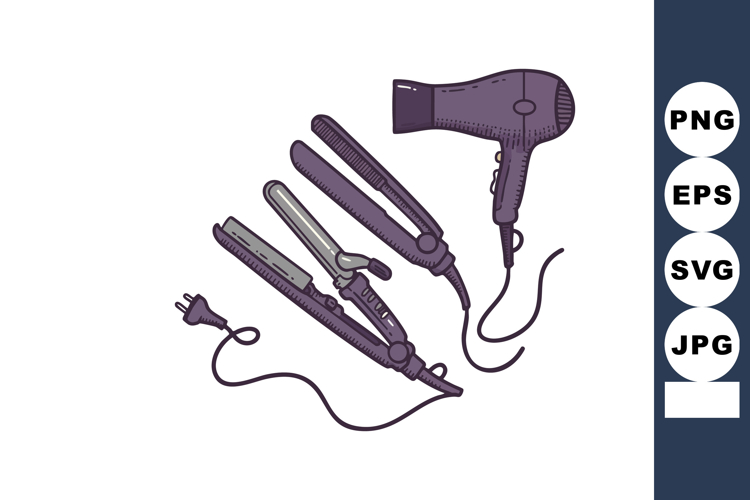 Hair Vector Image 15