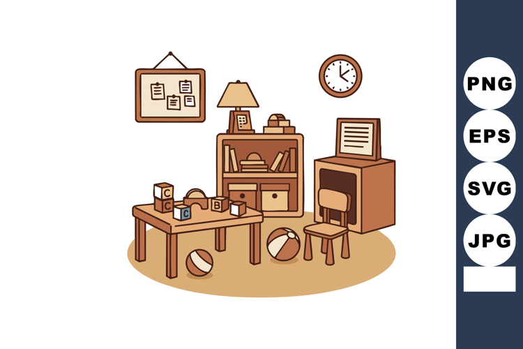 Classroom Clipart Image 10