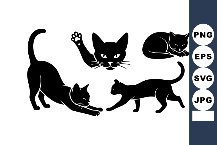 Black Cat SVGs Image 7