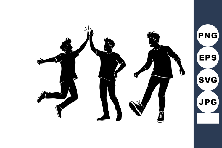 Jumping Silhouette Image 19