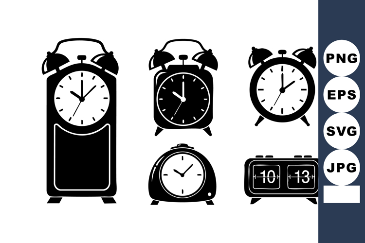 Alarm Clock Vector Image 6