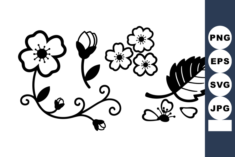 Floral Vector Image 4