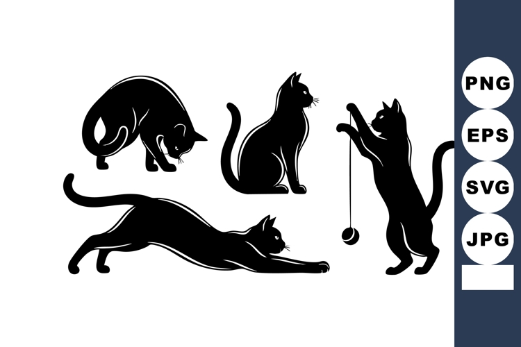 Cat Tail Silhouette Image 18